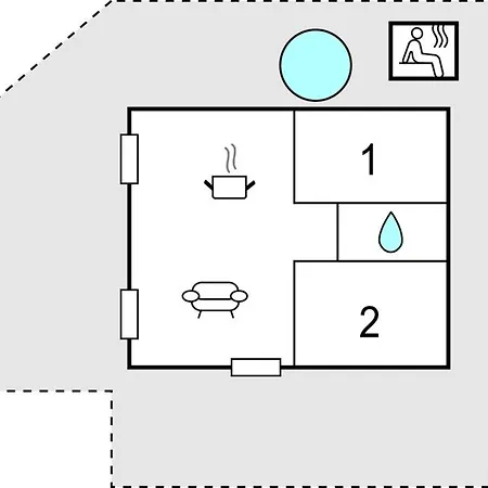 2 Bedroom Cozy In Casa de Férias *